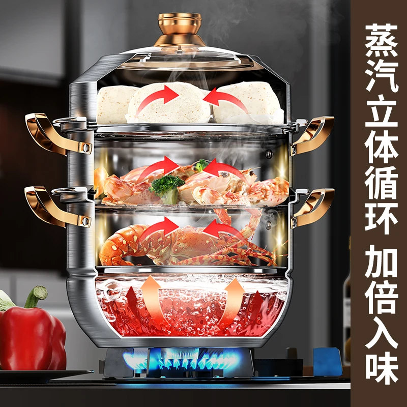 316 Stainless Steel Steam Pot  - Home Cooking Cookbook review and price
