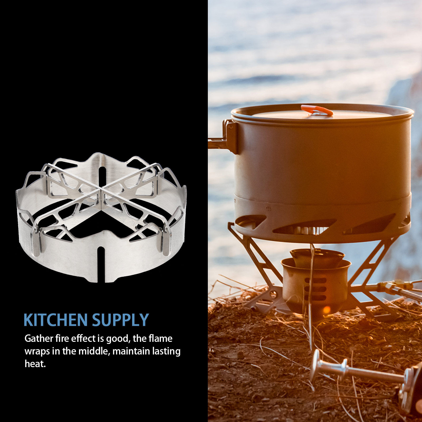 Stove Windproof Stainless Stee - Home Cooking Gas review and price